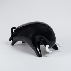 Fiberglass Bull sculpture